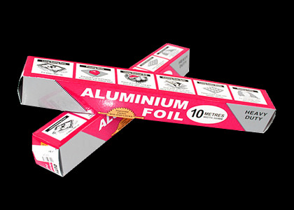 Box for aluminum foil